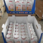 palette de 98 bidons de déboucheur acide