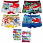 30 lots de 2 Boxers Super Wings tailles 2 ans à 8 ans