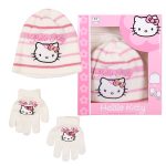 48 boites contenant bonnet + gant Hello Kitty tailles 52 54