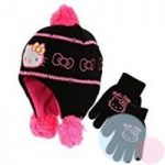 48 sets bonnets péruviens + gants Hello Kitty Tailles 52 54