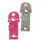 48 sets de 3 pièces Hello Kitty bonnet, gant, écharpe
